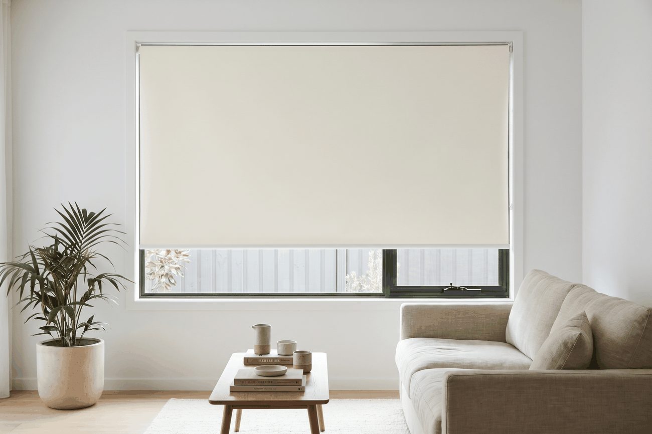 Skye Blockout Roller Blind in Chiffon