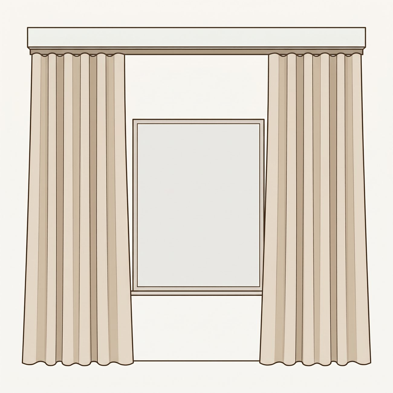 Measuring curtains wall to wall